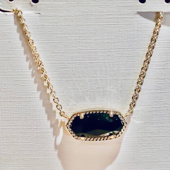 Kendra Scott Jewelry - Kendra Scott Black and Gold Elisa Necklace